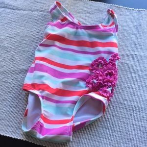 9M Striped Swimsuit